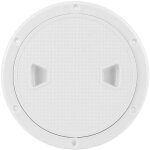 Gistuch - plaque de pont abs 6 pouces, ronde blanche, anti - uv, r�sistante � la corrosion, couvercle ...