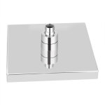 Gistuch - pommeau de douche led carr� chrom� de 8 pouces, 7 couleurs changeantes, lumi�re romantique ...