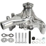 Gistuch - pompe à eau longue de remplacement pour moteur chevy sb 283 327 350 383 400 v8, polissage de ... Gistuch - pompe à eau longue de remplacement pour moteur chevy sb 283 327 350 383 400 v8, polissage de ...