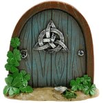 Gistuch - porte f�erique pour arbres miniatures, accessoires de d�coration ext�rieure de jardin f�erique, ...