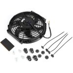 Radiateur lectrique 10 po ventilateur fin push / pull 12 v avec accessoires d'installation