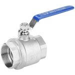Robinet  boisseau sphrique mle x femelle npt dn50 en acier inoxydable, pour l'eau, le ptrole et le ...