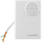 Gistuch - sonnette, carillon de sonnette filaire durable 2v pour systme de contrle d'accs de scurit domicile ...