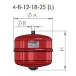 Gitral - vase d'expansion 25 l suspendu pression maxi service 3. 9 bar