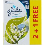 Glade touch & fresh muguet - 3 fournitures, assainisseur d'air au muguet Glade touch & fresh muguet - 3 fournitures, assainisseur d'air au muguet
