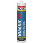 Glaskit ts - mastic polym�re hybride recouvrable - soudal - cartouche de 290 ml ral 9001 - blanc cr�me ...