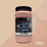 Peinture d�corative effet soie - gloss 1l pour 10 m�coloris bloom
