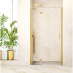 Gme - paroi fixe + porte battante plage d'installation 104. 5 - 110 cm (25 - 80) mod�le: bisaglass or ...