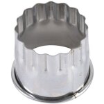 Gobel - découpoir rond cannelés - bord roulé - inox - Ø 40 mm h 36 mm Gobel - découpoir rond cannelés - bord roulé - inox - Ø 40 mm h 36 mm
