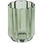 Gobelet brosse � dents en verre  flor�a  11cm vert