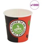 Gobelet  caf jetable 1000 pcs papier 120 ml (4 oz)