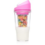 Gobelet � c�r�ales portable qui garde les c�r�ales croustillantes. compatible lave - vaisselle. fabriqu� ...