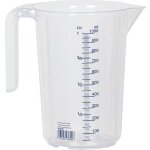 Gobelet gradu� avec poign�e 1000 ml transparent