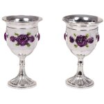 Gobelet � vin en alliage de zinc de style incrust� de pierres pr�cieuses, gobelet � en verre � liqueur ...