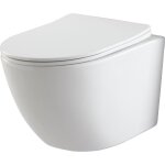 Godart - cuvette wc suspendu gain de place sans bride effet vortex turbi