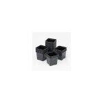 Godet pour semis 8 x 8 x 7 cm noir (x100)