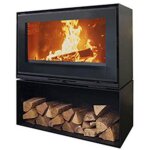 Godin - pole  bois - 10kw - 50cm - noir