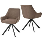 Goeurvant fauteuil pivotant � 360� avec dossier incurv� et coussin moelleux, alliance parfaite entre ...