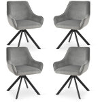 Goeurvant fauteuil pivotant � 360� avec dossier incurv� et coussin moelleux, alliance parfaite entre ...
