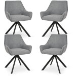 Goeurvant fauteuil pivotant � 360� avec dossier incurv� et coussin moelleux, alliance parfaite entre ...