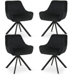 Goeurvant fauteuil pivotant � 360� avec dossier incurv� et coussin moelleux, alliance parfaite entre ...
