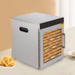 Gojoy - 10 étages déshydrateur déshydrateur légumes fruits séchoir led panneau contro Gojoy - 10 étages déshydrateur déshydrateur légumes fruits séchoir led panneau contro