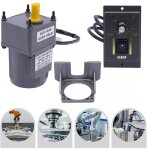 Gojoy - 25w motor�ducteur ac motor�ducteur haute vitesse avec r�gulateur 220v 1: 60