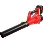 Aspirateur souffleur  feuilles sans fil, souffleur de pelouse avec batteries et chargeur, puissance ...