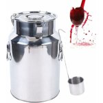 Gojoy - bidon  lait acier inoxydable 304 seau  vin bote de transport de lait cruche fourre tout pour ...