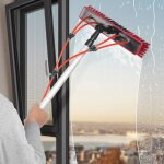 Brosses de nettoyage portables - brosses  verre - outils de nettoyage des vitres - perche tlescopique ...