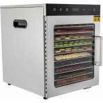 Déshydrateur de plateaux de service d'acier inoxydable de 10 pour la nourriture et les herbes saccadées ... Déshydrateur de plateaux de service d'acier inoxydable de 10 pour la nourriture et les herbes saccadées ...