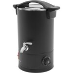Fondeur de cire pour bougies 8 l 1800 w, chauffe - cire lectrique en acier inoxydable, avec chauffage ...
