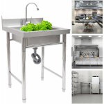 Gojoy - lavabo de cuisine évier en acier inoxydable pour évier extérieur évier de cuisine salle à manger ... Gojoy - lavabo de cuisine évier en acier inoxydable pour évier extérieur évier de cuisine salle à manger ...