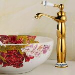 Gojoy - mitigeur robinet antique rétro en laiton bassin robinet robinet salle de bains grand Évier robinet ... Gojoy - mitigeur robinet antique rétro en laiton bassin robinet robinet salle de bains grand Évier robinet ...