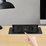 Gojoy - multiprise rtractable, prise encastre avec prise de table pop - up usb + type - c