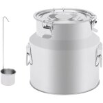 Gojoy - pot  lait en acier inoxydable 22l pot de transport rcipient  lait pour rangement de cuisine ...