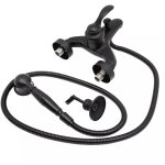 Gojoy - robinet de baignoire avec thermostat noir robinet de baignoire ensemble de douche mitigeur Gojoy - robinet de baignoire avec thermostat noir robinet de baignoire ensemble de douche mitigeur