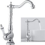 Gojoy - robinet de cuisine r�tro, mitigeur monocommande pour salle de bain, cuisine, style antique