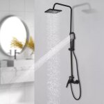 Gojoy - systme de douche avec robinetterie thermostatique, douche  effet pluie, set de douche, colonne ...