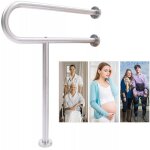 Toilettes main courante toilettes debout support poigne salle de bains en acier inoxydable barre d'appui ...