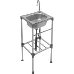 Vier de cuisine en acier inoxydable, �vier autoportant en acier inoxydable, �vier multifonction, avec ...