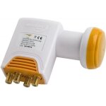Golden lnb quad universel 0, 1db t�te parabole satellite full hd 4k astra eutelsat