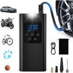 Gonfleur pneus 45l / min, 6000 mah, led, 4 modes, rapide, voiture / v�lo / moto / balles
