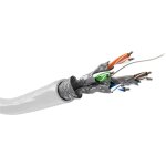 Goobay - cat 6 câble réseau, s / ftp (pimf), blanc, mélange de cuivre cca pour applications soho, awg ... Goobay - cat 6 câble réseau, s / ftp (pimf), blanc, mélange de cuivre cca pour applications soho, awg ...