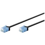 Goobay - cat 6a câble patch ultra - flexible, slim, u / utp, noir, fiches extra - courtes, conducteur ... Goobay - cat 6a câble patch ultra - flexible, slim, u / utp, noir, fiches extra - courtes, conducteur ...