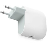 Google - chargeur secteur usb c 45 w pour smartphone blanc