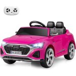 Goplus - 12v voiture electrique enfants sq8, 4x4 electrique enfants avec tlcommande 2, 4 g, musique, ...