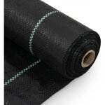 50m� toile de paillage anti mauvaises herbes, g�otextile excellente perm�abilit�, pour jardin, all�e, ...