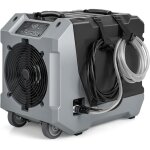 85l / jour dshumidificateur industriel pour 465 m - minuterie 24h, mobile avec pompe / tuyau de drainage ...
