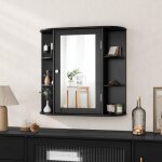 Armoire murale pour salle de bain avec grande espace de stockage, porte avec miroir, matériaux ecologiques, ... Armoire murale pour salle de bain avec grande espace de stockage, porte avec miroir, matériaux ecologiques, ...